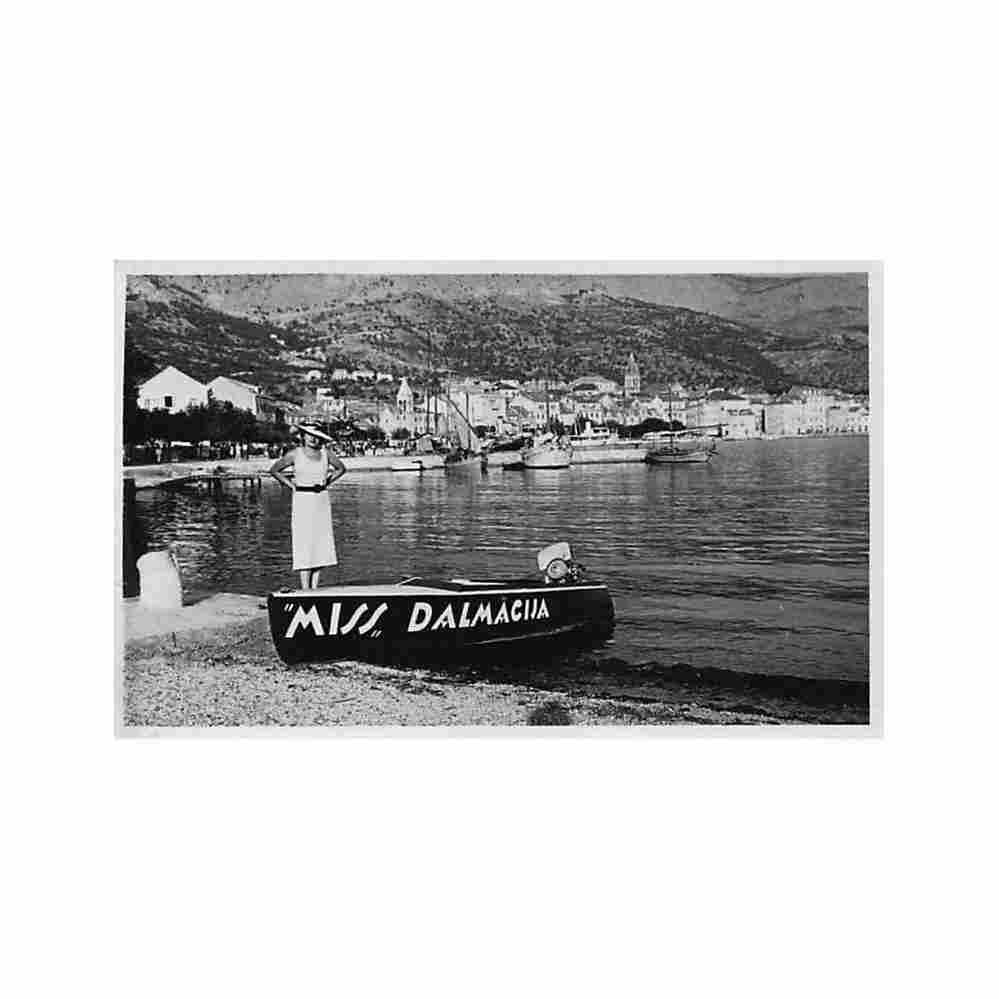 croatia miss dalmacija Vintage A4 Photo Print