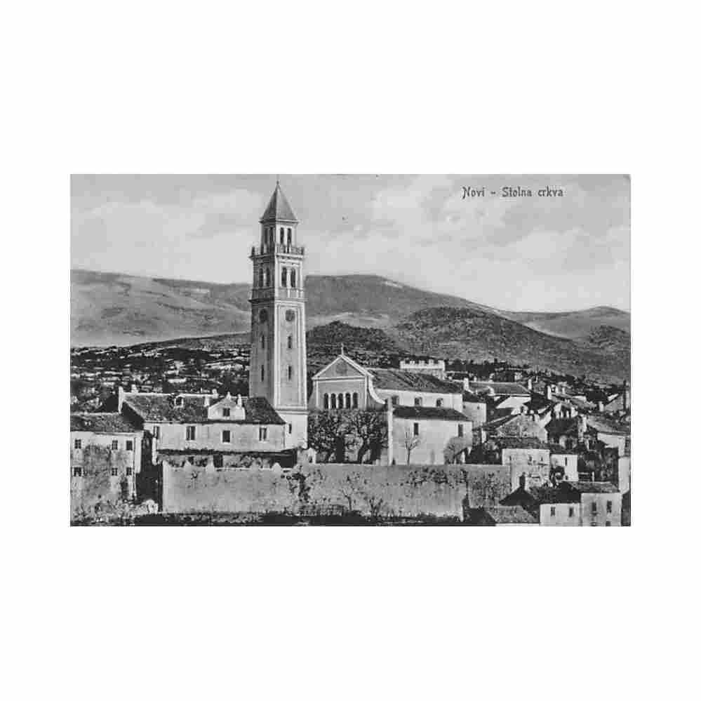 croatia novi stolna crkva feizinger 229 Vintage A4 Photo Print