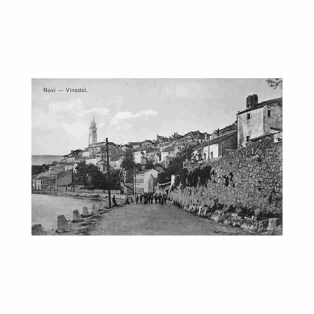 croatia novi vinodol Vintage A4 Photo Print