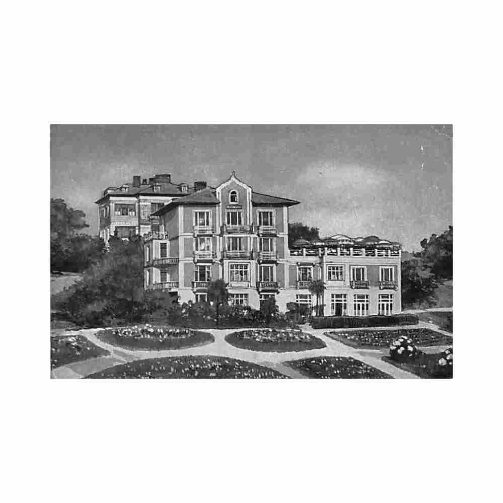 croatia opatija abbazia hotel pensione wrus Vintage A4 Photo Print