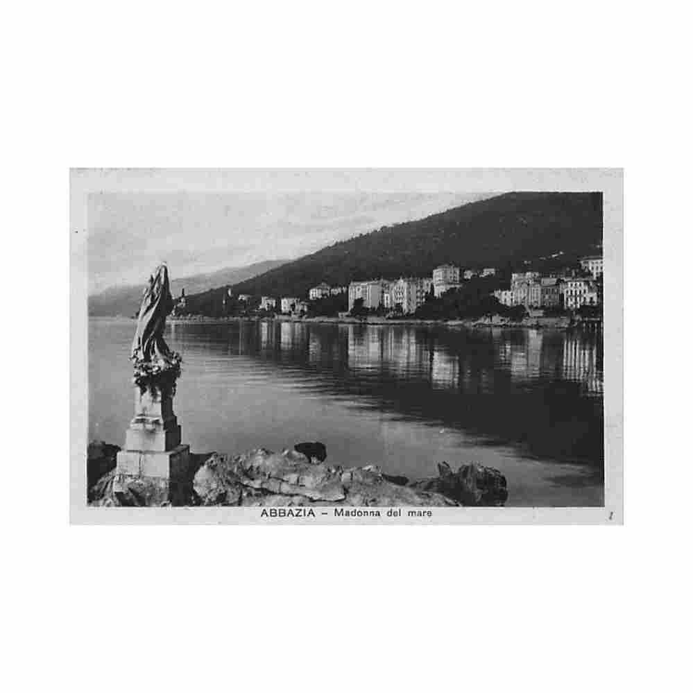 croatia opatija abbazia madonna del mare Vintage A4 Photo Print