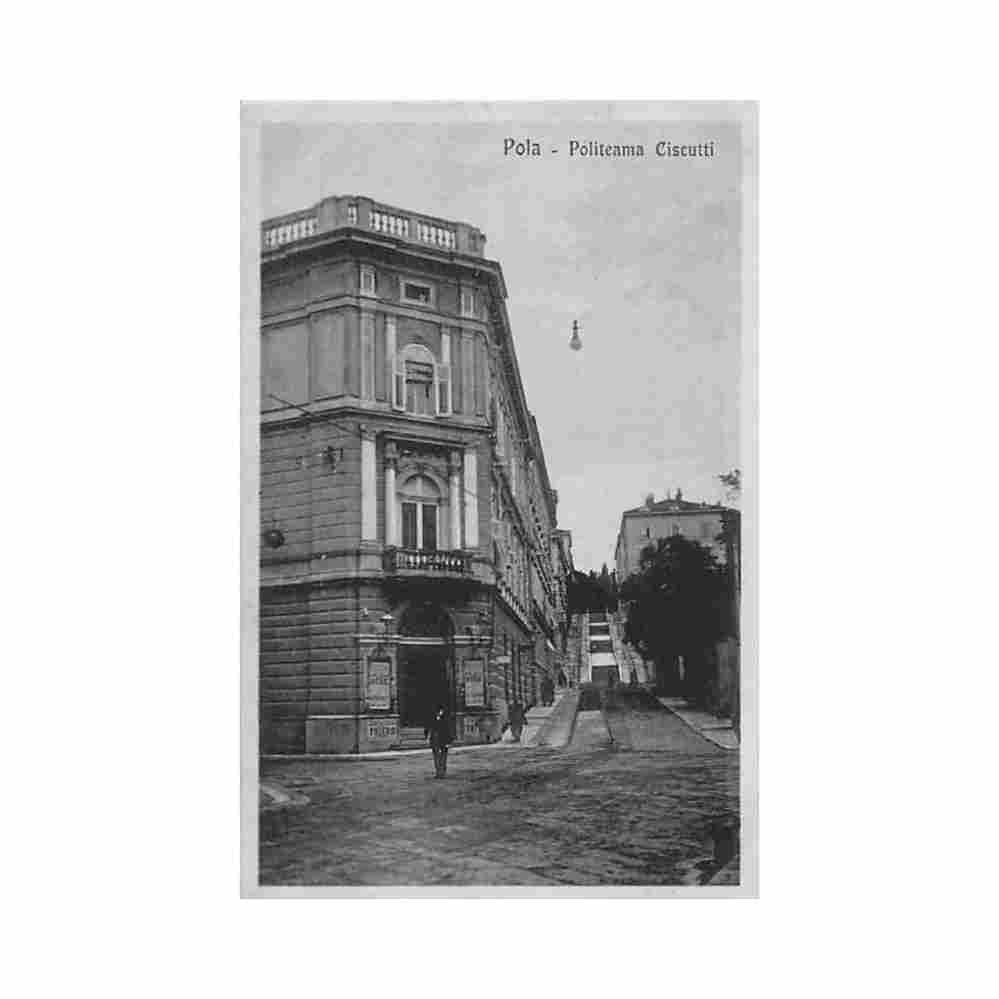 croatia pola politeama ciscutti Vintage A4 Photo Print
