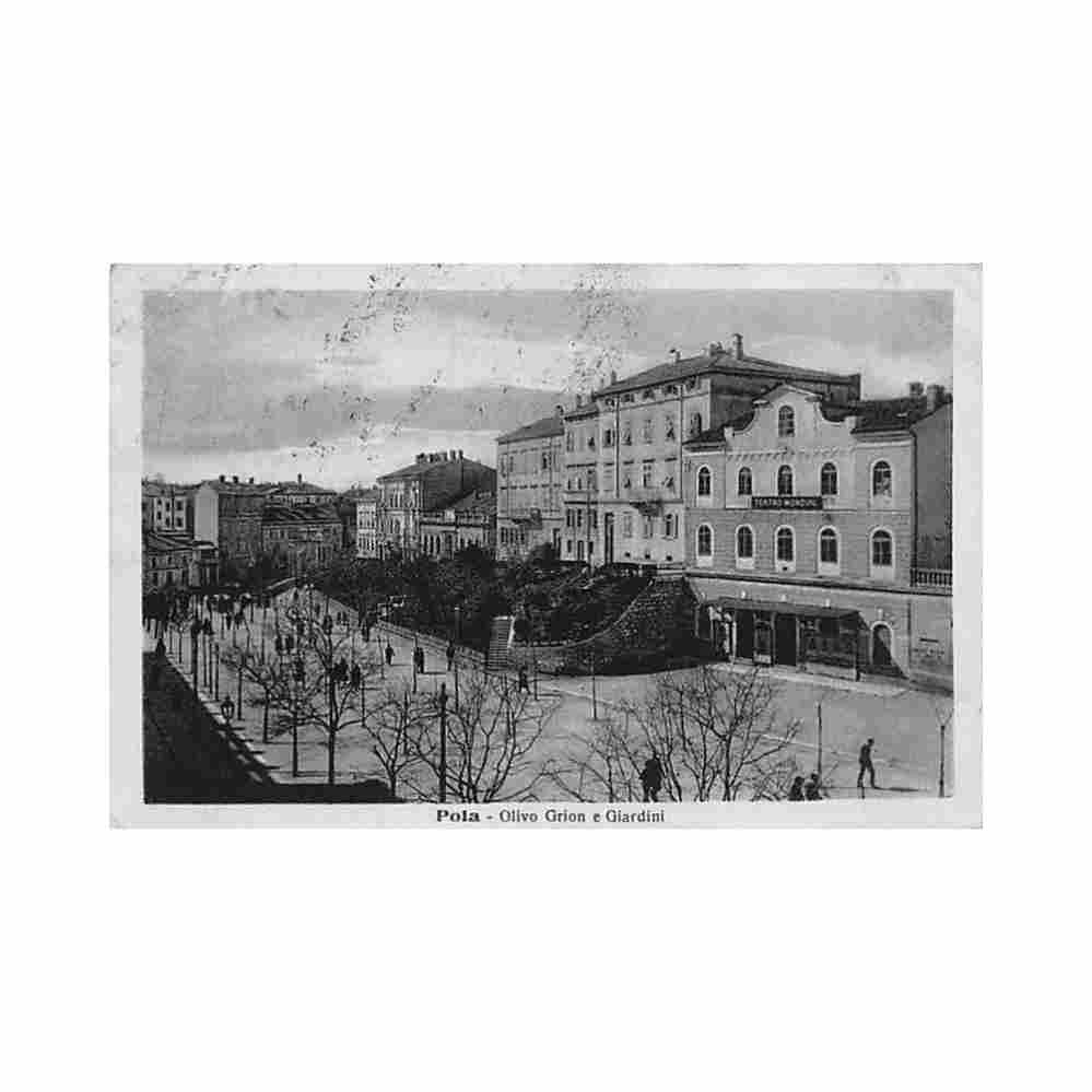 croatia pula pola olivo grion e giardini a e g rude 2294 Vintage A4 Photo Print