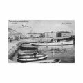 croatia rijeka fiume molo adamich Vintage A4 Photo Print