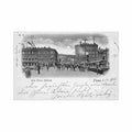 croatia rijeka fiume molo piazza adamich Vintage A4 Photo Print