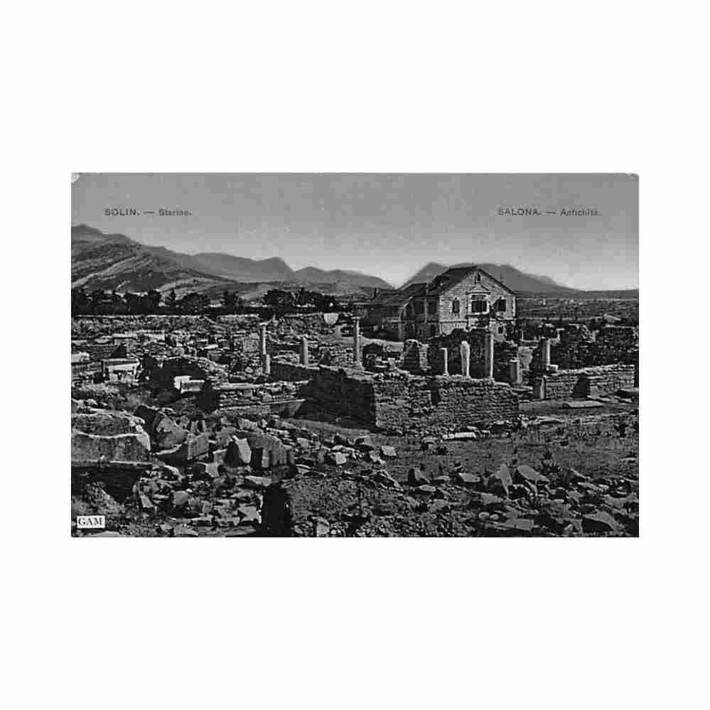 croatia solin salona starine Vintage A4 Photo Print