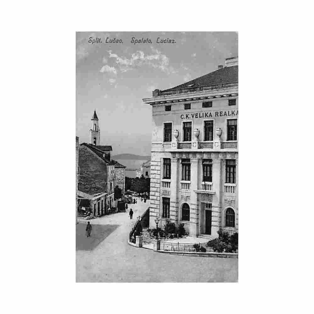 croatia split spalato lucac Vintage A4 Photo Print