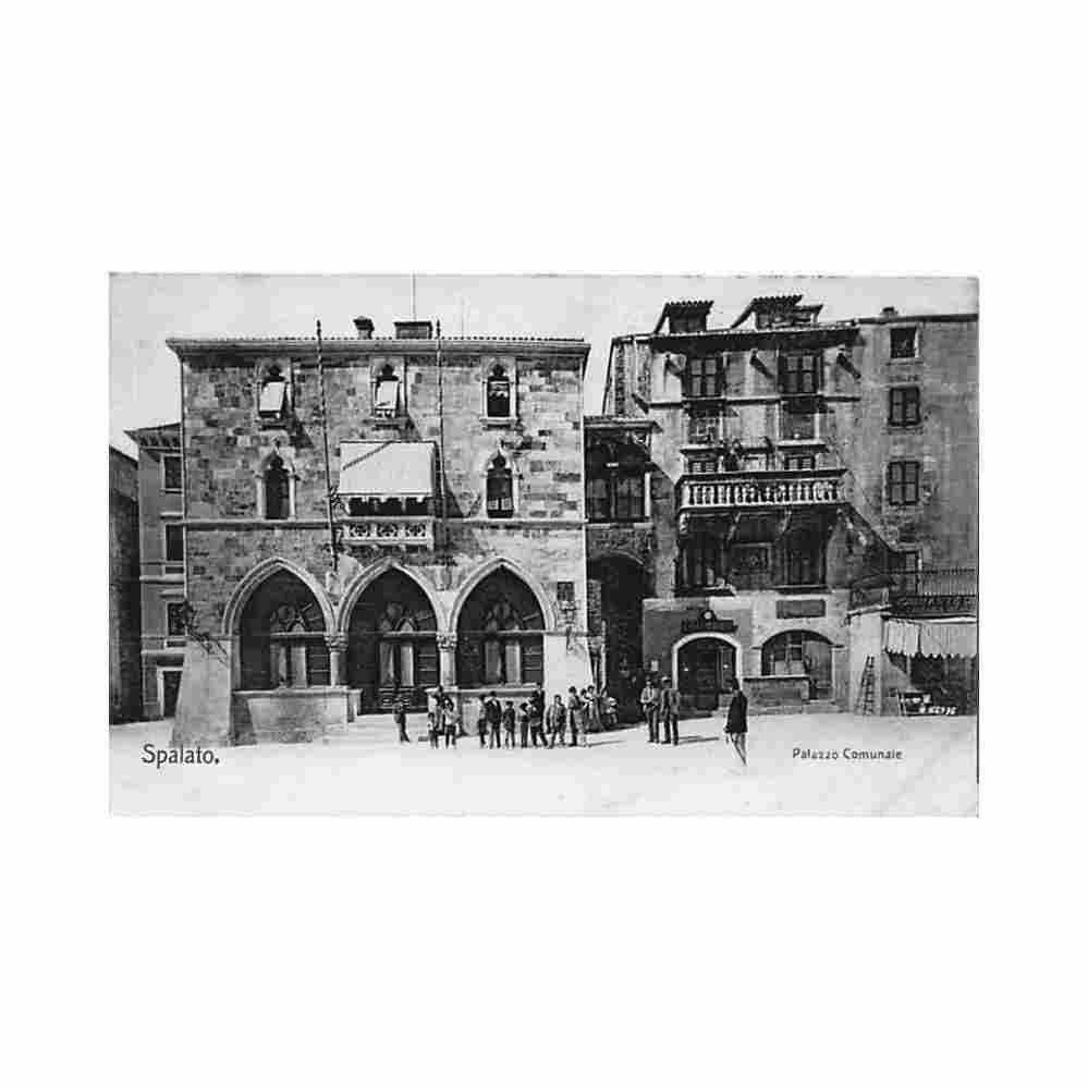 croatia split spalato palazzo comunale palazzo comunale Vintage A4 Photo Print