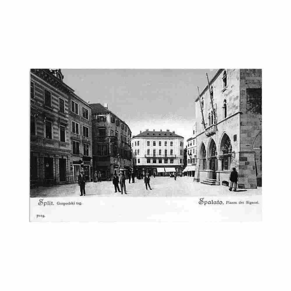 croatia split spalato piazza dei signori piazza dei signori Vintage A4 Photo Print