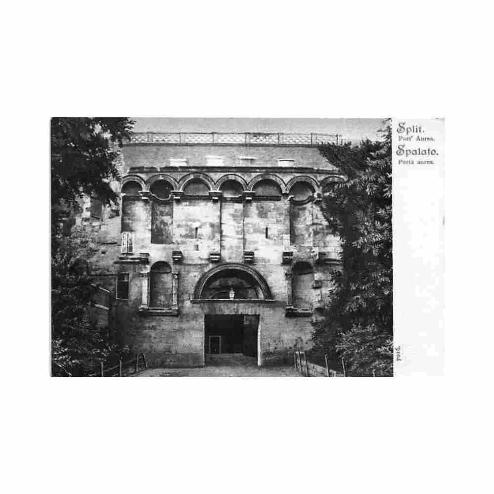 croatia split spalato porta aurea porta aurea Vintage A4 Photo Print