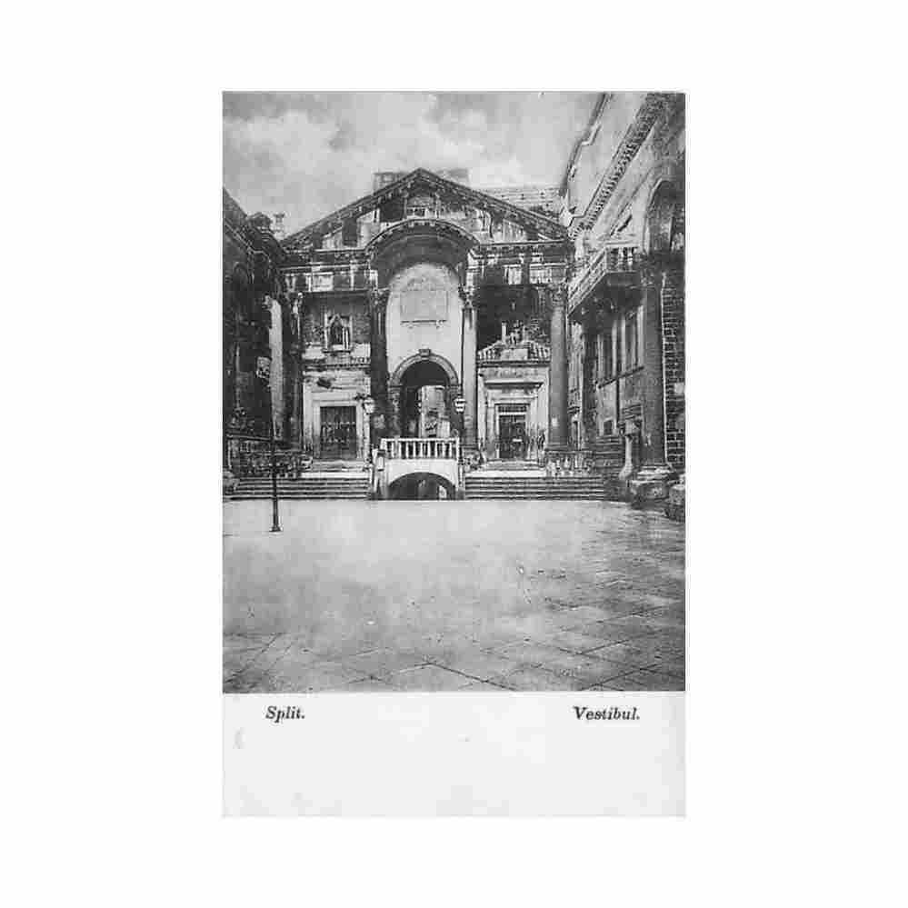 croatia split spalato vestibul vestibul Vintage A4 Photo Print