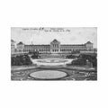 croatia zagreb drzavni kolodvor a brusina Vintage A4 Photo Print