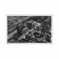 croatia zagreb hotel esplanade aerial view Vintage A4 Photo Print