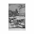 croatia zagreb jelacicev trg Vintage A4 Photo Print