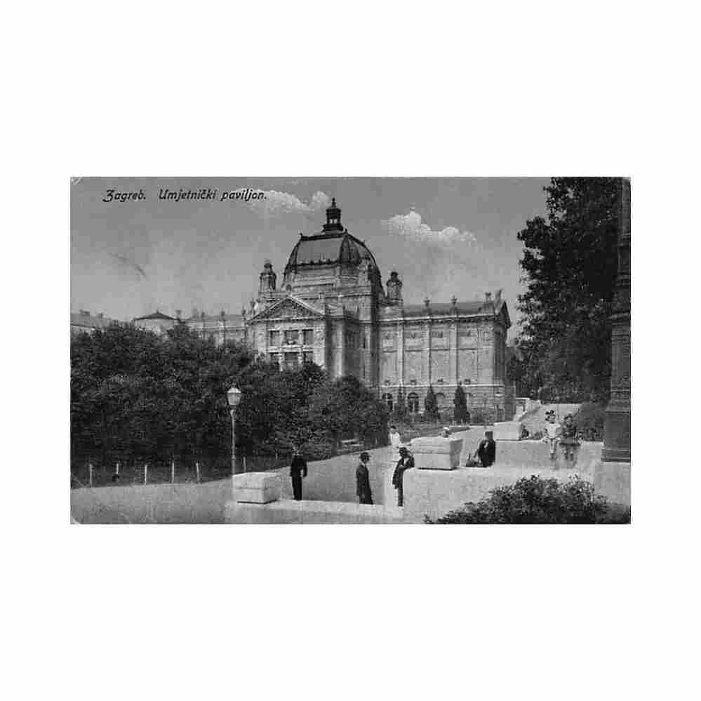 croatia zagreb umjetnicki paviljon Vintage A4 Photo Print