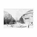 croatia zagreb Vintage A4 Photo Print