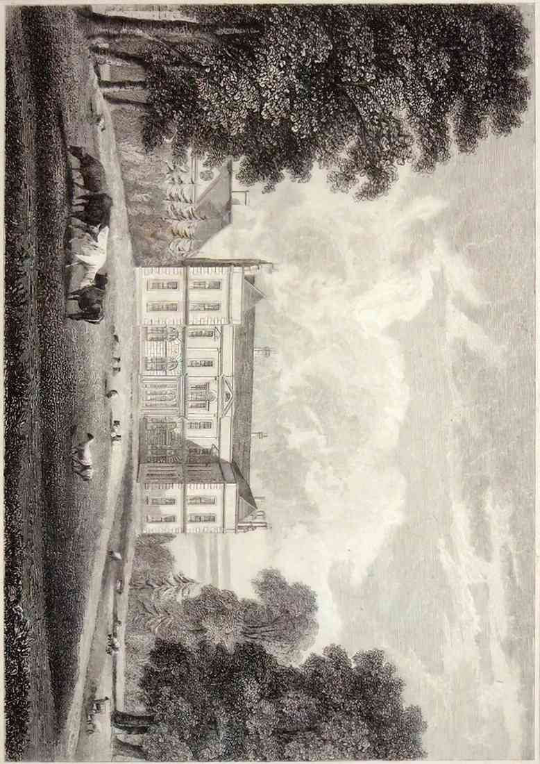 crop vintage Hintlesham Hall A4 Photo Print