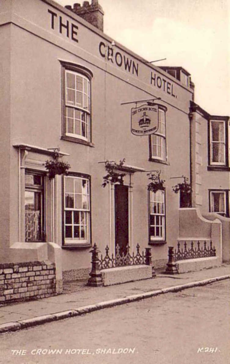 crown hotel shaldonVintage 1880s 1900s A4 Photo Print