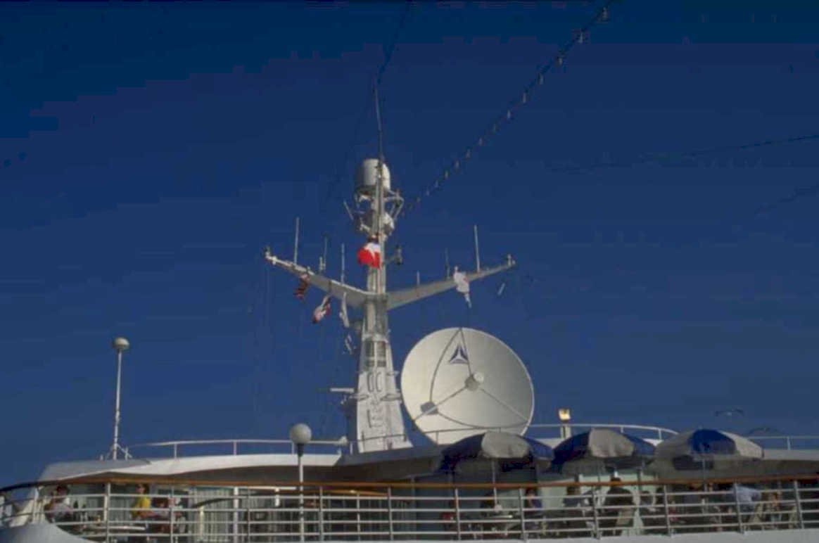 cruise ship radar 1980s 1990s A4 Photo Print