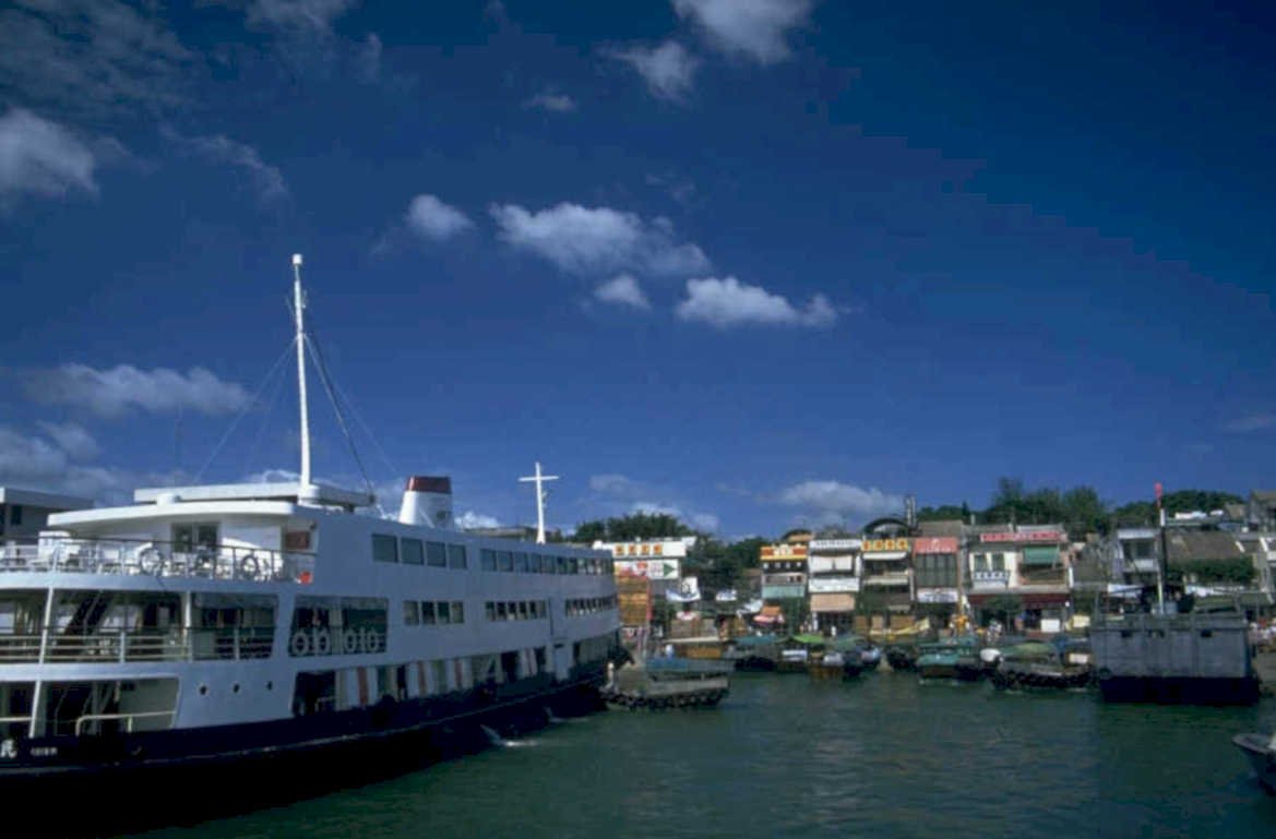 cruise ship stthomas 1980s 1990s A4 Photo Print