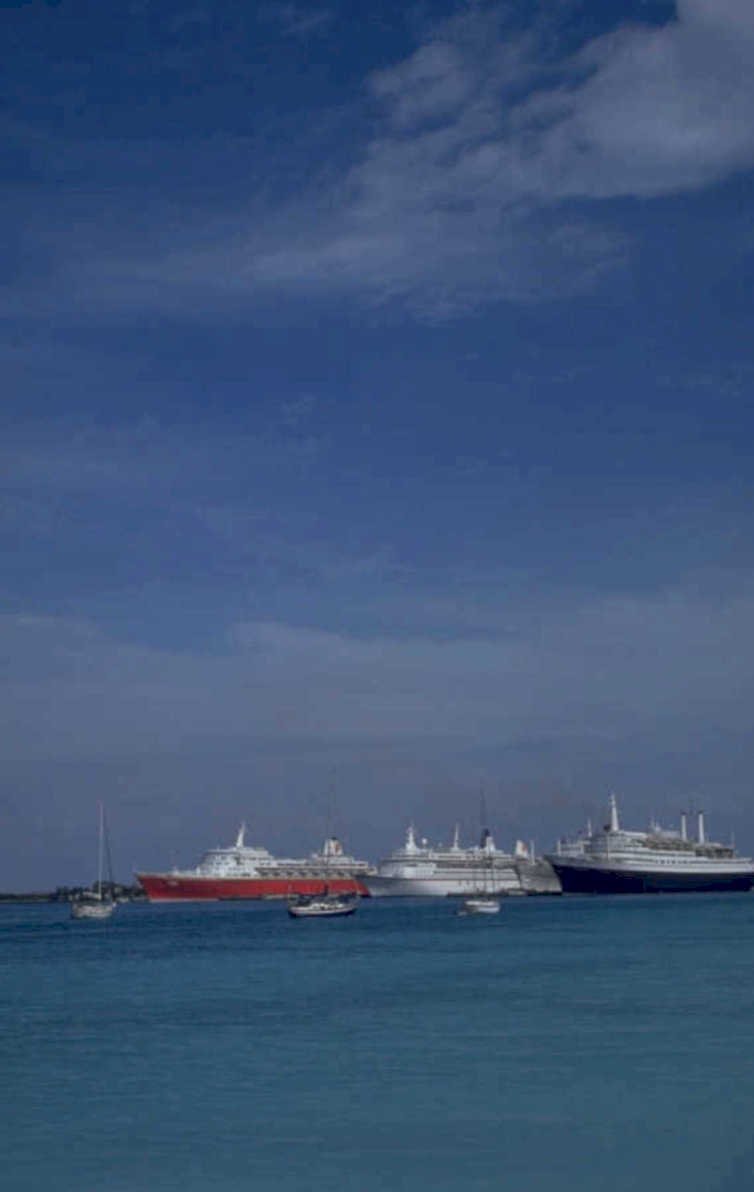 cruise ships caribbean 1980s 1990s A4 Photo Print