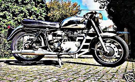 crusader motorbike A4 Photo Print