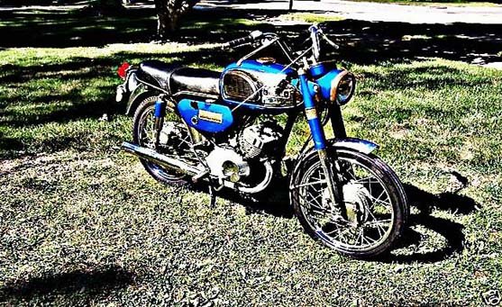 cs1 motorbike A4 Photo Print