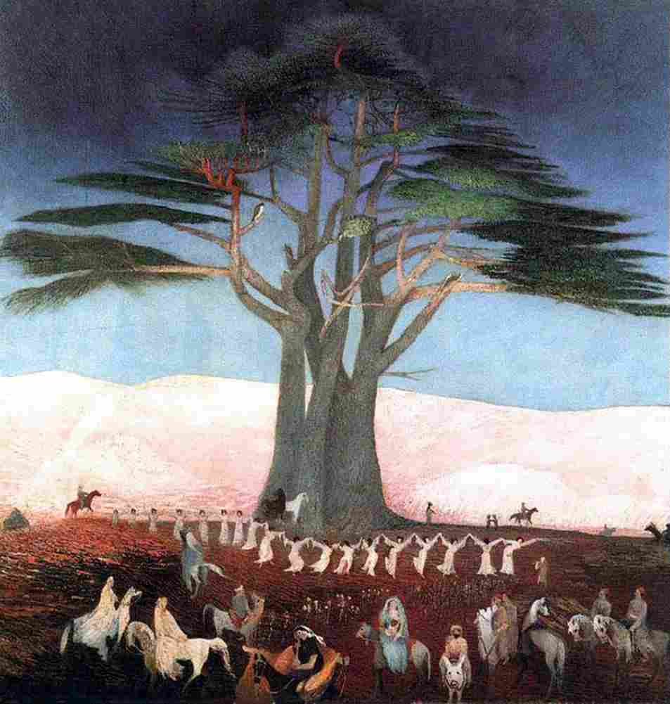 cso Pilgrimage to the Cedars in Lebanon Art A4 Photo Print