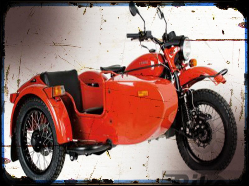 ct A4 Photo Print Motorbike Vintage Aged