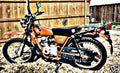 ct125e motorbike A4 Photo Print