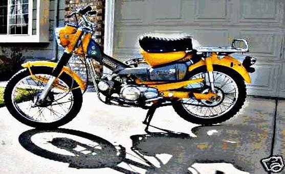 ct90 motorbike A4 Photo Print