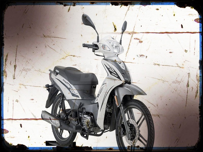 cub 110 Keeway A4 Photo Print Motorbike Vintage Aged