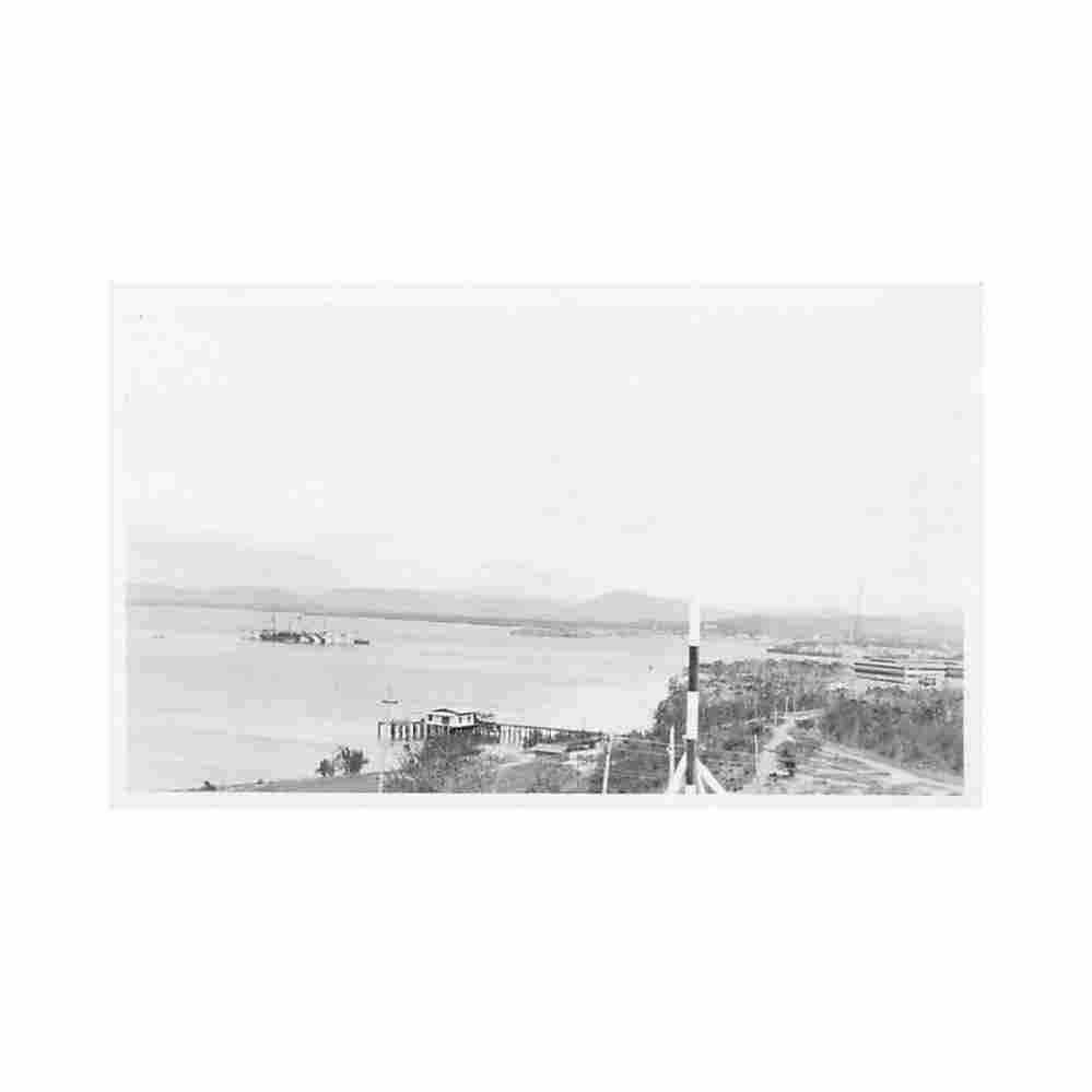 cuba guantanamo bay bird s eye view 4 ed desconocido Vintage A4 Photo Print