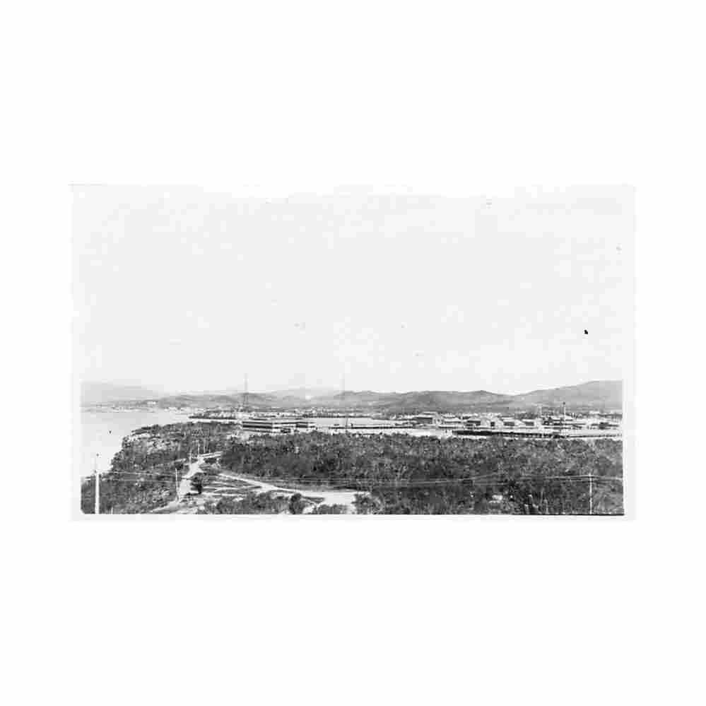 cuba guantanamo bay bird s eye view 5 ed desconocido Vintage A4 Photo Print