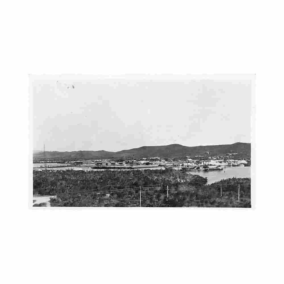 cuba guantanamo bay bird s eye view 6 ed desconocido Vintage A4 Photo Print