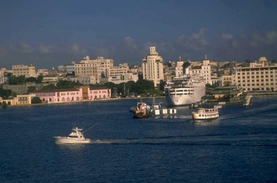cuba harbor view 1980s 1990s A4 Photo Print