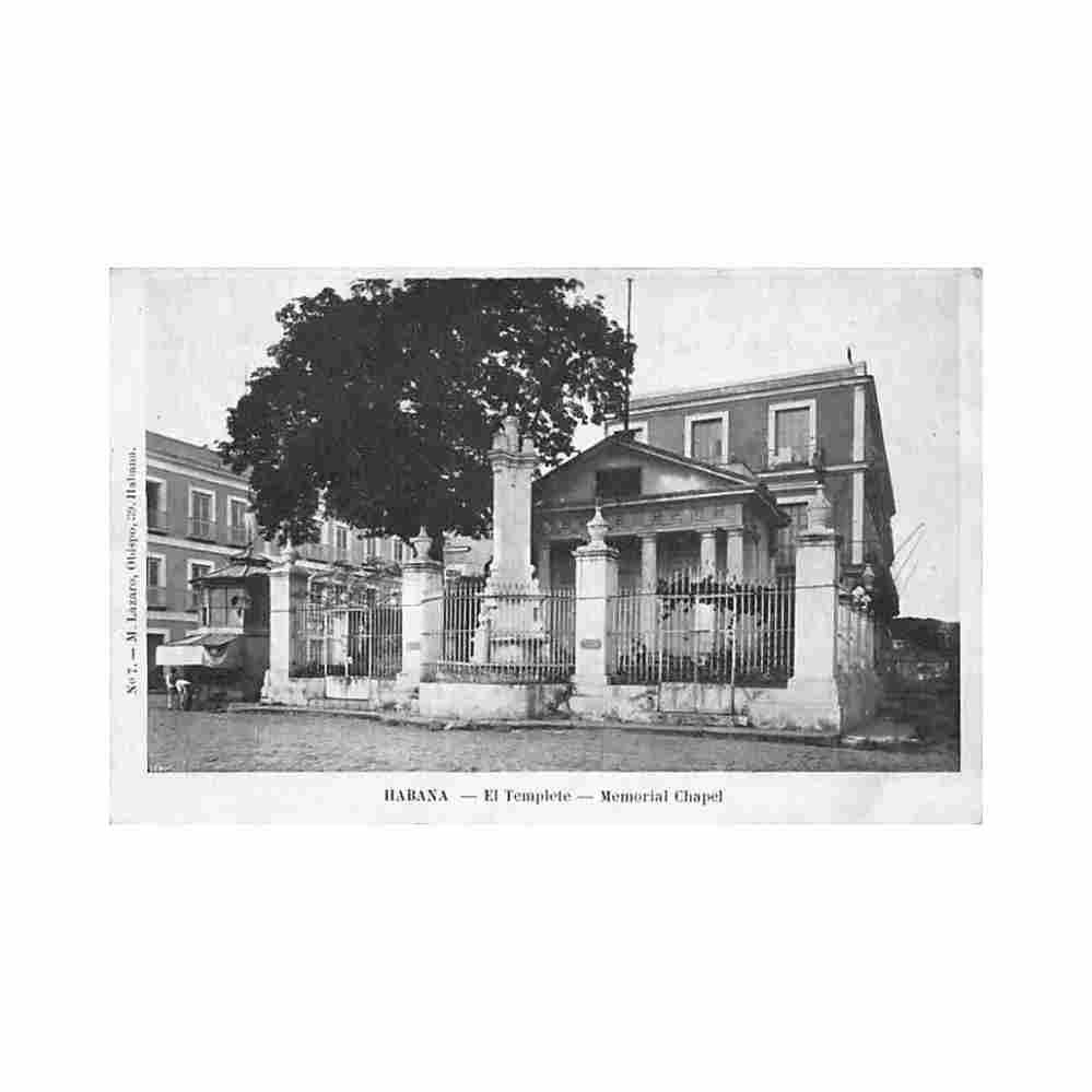 cuba la habana el templete ed m lazaro 7 Vintage A4 Photo Print