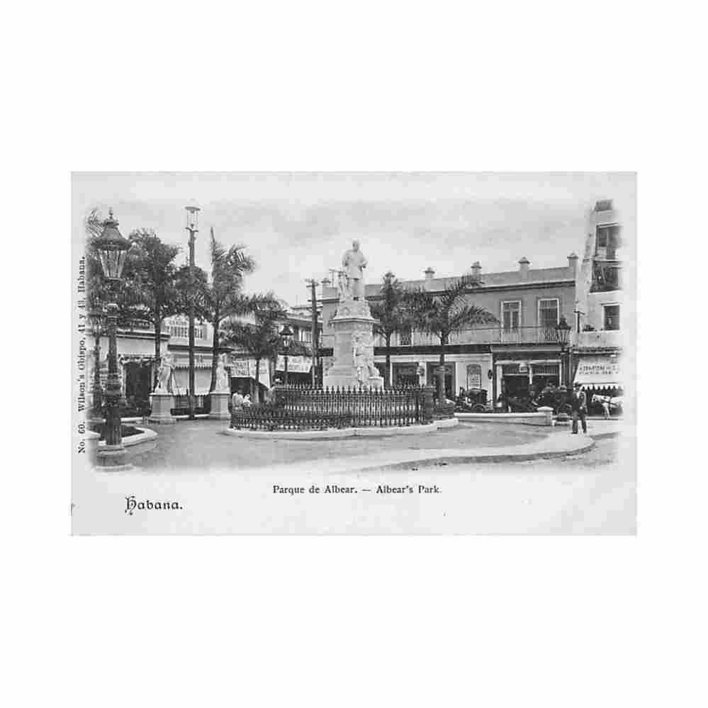 cuba la habana parque de albear ed wilson s obispo 60 Vintage A4 Photo Print