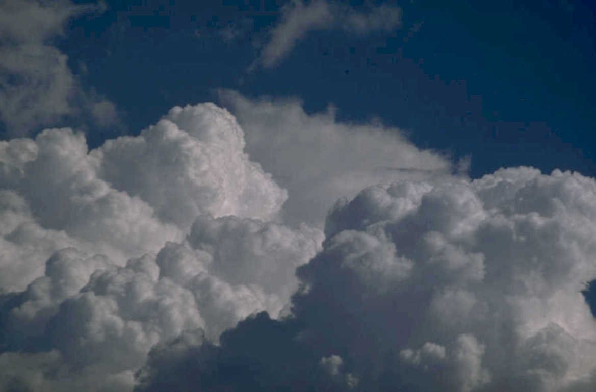cumulonimbus clouds sky 1 1980s 1990s A4 Photo Print