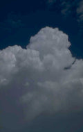 cumulus clouds sky 1 1980s 1990s A4 Photo Print