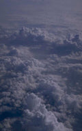 cumulus clouds sky 2 1980s 1990s A4 Photo Print