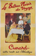 cunard le bateau plaisir du voyage 1939 4 Advert A4 Photo Print