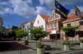 curacao flagpole houses 1980s 1990s A4 Photo Print