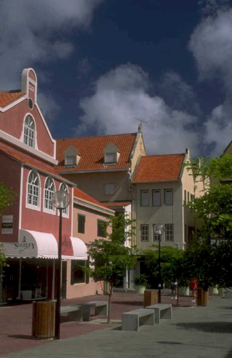 curacao historic center 1980s 1990s A4 Photo Print