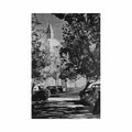 curacao wilhelmina park with temple emanuel synagogue in the background thomsen ellis hutton co Vintage A4 Photo Print