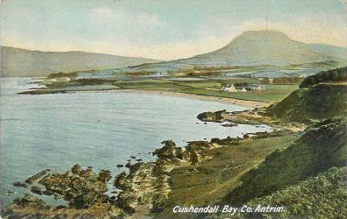 cushendall bay coastVintage 1880s 1900s A4 Photo Print