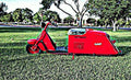 cushman 50 motorbike A4 Photo Print