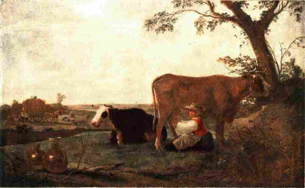 cuy The Dairy Maid Art A4 Photo Print