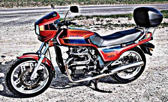 cx650 ed motorbike A4 Photo Print