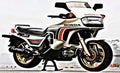 cx650tc turbo motorbike A4 Photo Print
